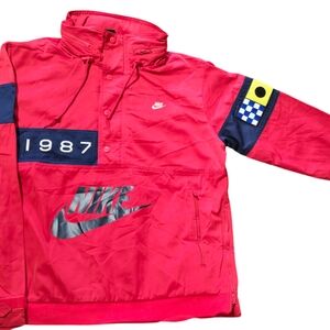 Nike Red Pullover Jacket